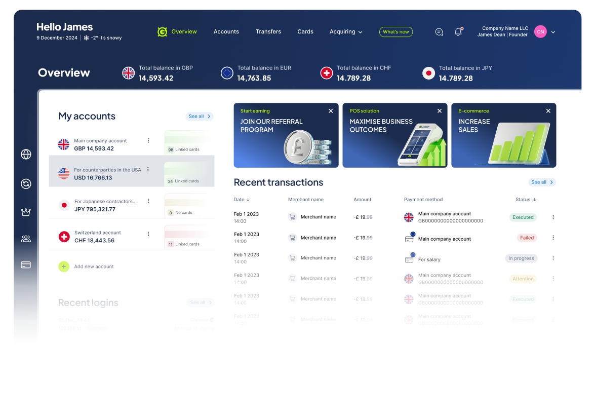 demo application page