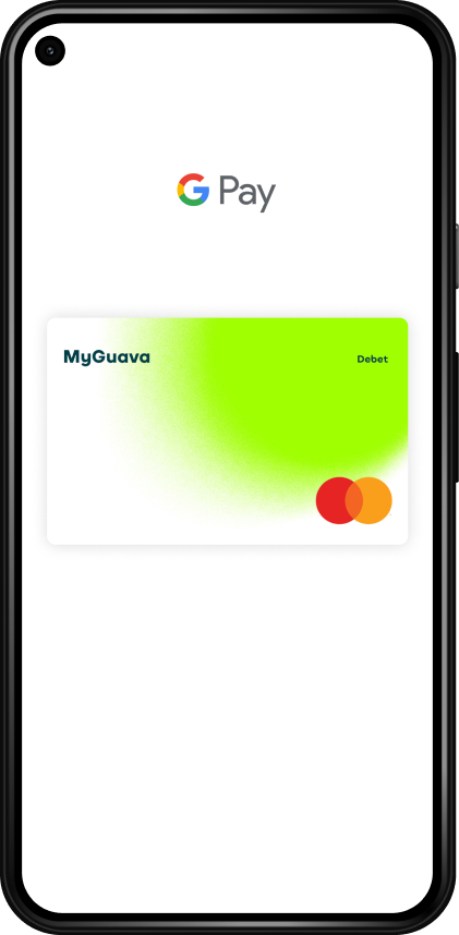 myguava debit card on google pay